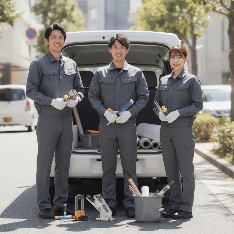 바닥 시공 팀 위치: 웅상